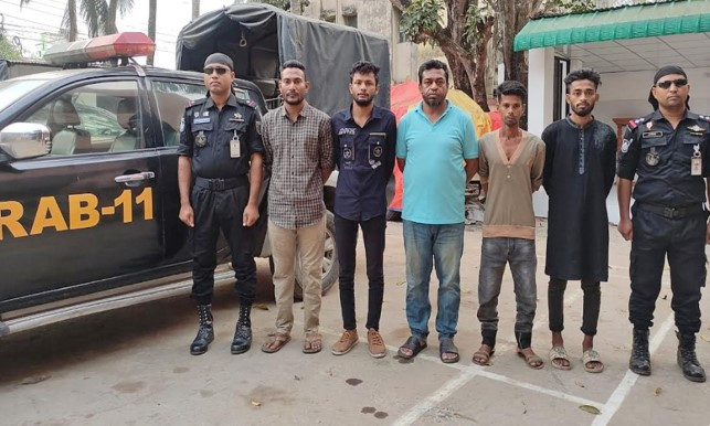 কুমিল্লায় কলেজ ছাত্র হত্যা মামলার ৫ জন আসামীকে গ্রেফতার